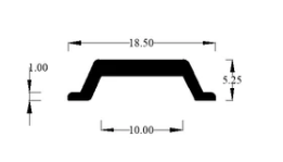 CWS 2096 Awning Rail Insert - 50m coil